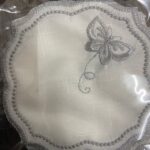 Kokteyl Peçetesi, Bardak Altlığı 6 Adet Sunum Peçetesi Gri