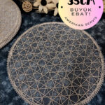 Supla, Kahve Amerikan Servis 6lı Supla, 6 Adet Supla, 6lı Tabak Altlığı