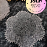 Supla, Kahve Amerikan Servis 6lı Supla, 6 Adet Supla, 6lı Tabak Altlığı