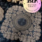 Supla, Kahve Amerikan Servis 6lı Supla, 6 Adet Supla, 6lı Tabak Altlığı