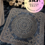 Supla, Kahve Amerikan Servis 6lı Supla, 6 Adet Supla, 6lı Tabak Altlığı