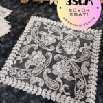 Supla, Krem Amerikan Servis 6lı Supla, 6 Adet Supla, 6lı Tabak Altlığı