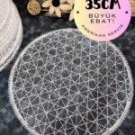 Supla, Krem Amerikan Servis 6lı Supla, 6 Adet Supla, 6lı Tabak Altlığı