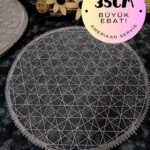 Supla, Gri Renk Amerikan Servis 6lı Supla, 6 Adet Supla, 6lı Tabak Altlığı