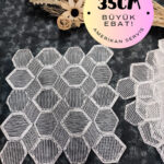 Supla, Krem Amerikan Servis 6lı Supla, 6 Adet Supla, 6lı Tabak Altlığı