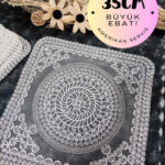 Supla, Krem Amerikan Servis 6lı Supla, 6 Adet Supla, 6lı Tabak Altlığı