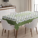 Masa Örtüsü, Dijital Baskılı Tek Masa Örtüsü, Desenli Leke Tutmaz Tek Masa Örtüsü