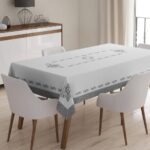 Masa Örtüsü, Dijital Baskılı Tek Masa Örtüsü, Desenli Leke Tutmaz Tek Masa Örtüsü