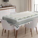 Masa Örtüsü, Dijital Baskılı Tek Masa Örtüsü, Desenli Leke Tutmaz Tek Masa Örtüsü