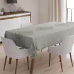 Masa Örtüsü, Dijital Baskılı Tek Masa Örtüsü, Desenli Leke Tutmaz Tek Masa Örtüsü