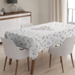 Masa Örtüsü, Dijital Baskılı Tek Masa Örtüsü, Desenli Leke Tutmaz Tek Masa Örtüsü