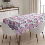 Masa Örtüsü, Dijital Baskılı Tek Masa Örtüsü, Desenli Leke Tutmaz Tek Masa Örtüsü