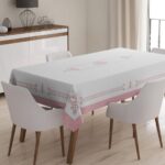 Masa Örtüsü, Dijital Baskılı Tek Masa Örtüsü, Desenli Leke Tutmaz Tek Masa Örtüsü