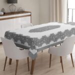 Masa Örtüsü, Dijital Baskılı Tek Masa Örtüsü, Desenli Leke Tutmaz Tek Masa Örtüsü