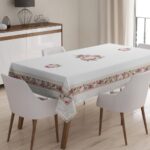 Masa Örtüsü, Dijital Baskılı Tek Masa Örtüsü, Desenli Leke Tutmaz Tek Masa Örtüsü