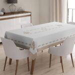 Masa Örtüsü, Dijital Baskılı Tek Masa Örtüsü, Desenli Leke Tutmaz Tek Masa Örtüsü