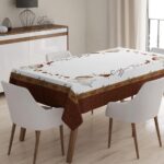 Masa Örtüsü, Dijital Baskılı Tek Masa Örtüsü, Desenli Leke Tutmaz Tek Masa Örtüsü