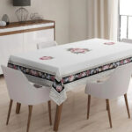 Masa Örtüsü, Dijital Baskılı Tek Masa Örtüsü, Desenli Leke Tutmaz Tek Masa Örtüsü