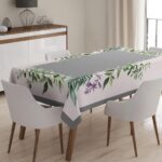 Masa Örtüsü, Dijital Baskılı Tek Masa Örtüsü, Desenli Leke Tutmaz Tek Masa Örtüsü