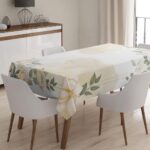 Masa Örtüsü, Dijital Baskılı Tek Masa Örtüsü, Desenli Leke Tutmaz Tek Masa Örtüsü