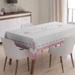 Masa Örtüsü, Dijital Baskılı Tek Masa Örtüsü, Desenli Leke Tutmaz Tek Masa Örtüsü