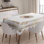 Masa Örtüsü, Dijital Baskılı Tek Masa Örtüsü, Desenli Leke Tutmaz Tek Masa Örtüsü