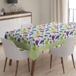 Masa Örtüsü, Dijital Baskılı Tek Masa Örtüsü, Desenli Leke Tutmaz Tek Masa Örtüsü