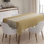 Masa Örtüsü, Dijital Baskılı Tek Masa Örtüsü, Desenli Leke Tutmaz Tek Masa Örtüsü