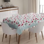 Masa Örtüsü, Dijital Baskılı Tek Masa Örtüsü, Desenli Leke Tutmaz Tek Masa Örtüsü