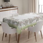 Masa Örtüsü, Dijital Baskılı Tek Masa Örtüsü, Desenli Leke Tutmaz Tek Masa Örtüsü
