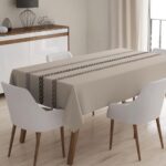 Masa Örtüsü, Dijital Baskılı Tek Masa Örtüsü, Desenli Leke Tutmaz Tek Masa Örtüsü