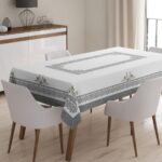 Masa Örtüsü, Dijital Baskılı Tek Masa Örtüsü, Desenli Leke Tutmaz Tek Masa Örtüsü