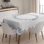 Masa Örtüsü, Dijital Baskılı Tek Masa Örtüsü, Desenli Leke Tutmaz Tek Masa Örtüsü