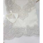 Masa Örtüsü Takımı 26 Parça Lüks 12 Kişilik Masa Örtüsü Seti Krem