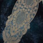 Fransız Dantel Detaylı Tek Runner, Masa Üzerine Runner, Masa Örtüsü Runneri