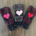 3 Adet Yumoş Lif Kalpli Siyah