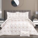 Çift Kişilik 3 Parça Yatak Örtüsü Krem