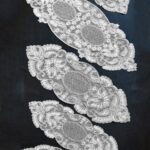 5 Parça Salon Takımı Fransız Dantelli Salon Takımı - Krem