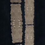 5 Parça Salon Takımı Fransız Dantelli Salon Takımı - Kahve