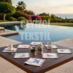 Sunumluk Peçete, Kokteyl Peçetesi, Kahve Yanı Sunumluk, Bardak Altlığı 6 Adet Sunum Peçetesi