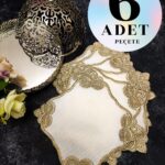 Sunumluk Peçete, Kokteyl Peçetesi, Kahve Yanı Sunumluk, Bardak Altlığı 6 Adet Sunum Peçetesi