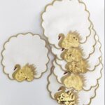 Sunumluk Peçete, Kokteyl Peçetesi, Kahve Yanı Sunumluk, Bardak Altlığı 6 Adet Sunum Peçetesi