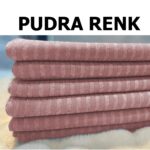 Kadife Çekyat Koltuk Örtüsü Kadife Kaymaz Bambu Çizgili Koltuk Örtüsü 170x210