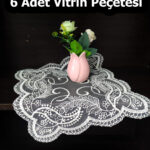 6 Adet Vitrin Peçetesi