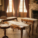 5 PARÇA SALON TAKIMI - KETEN KUMAŞ