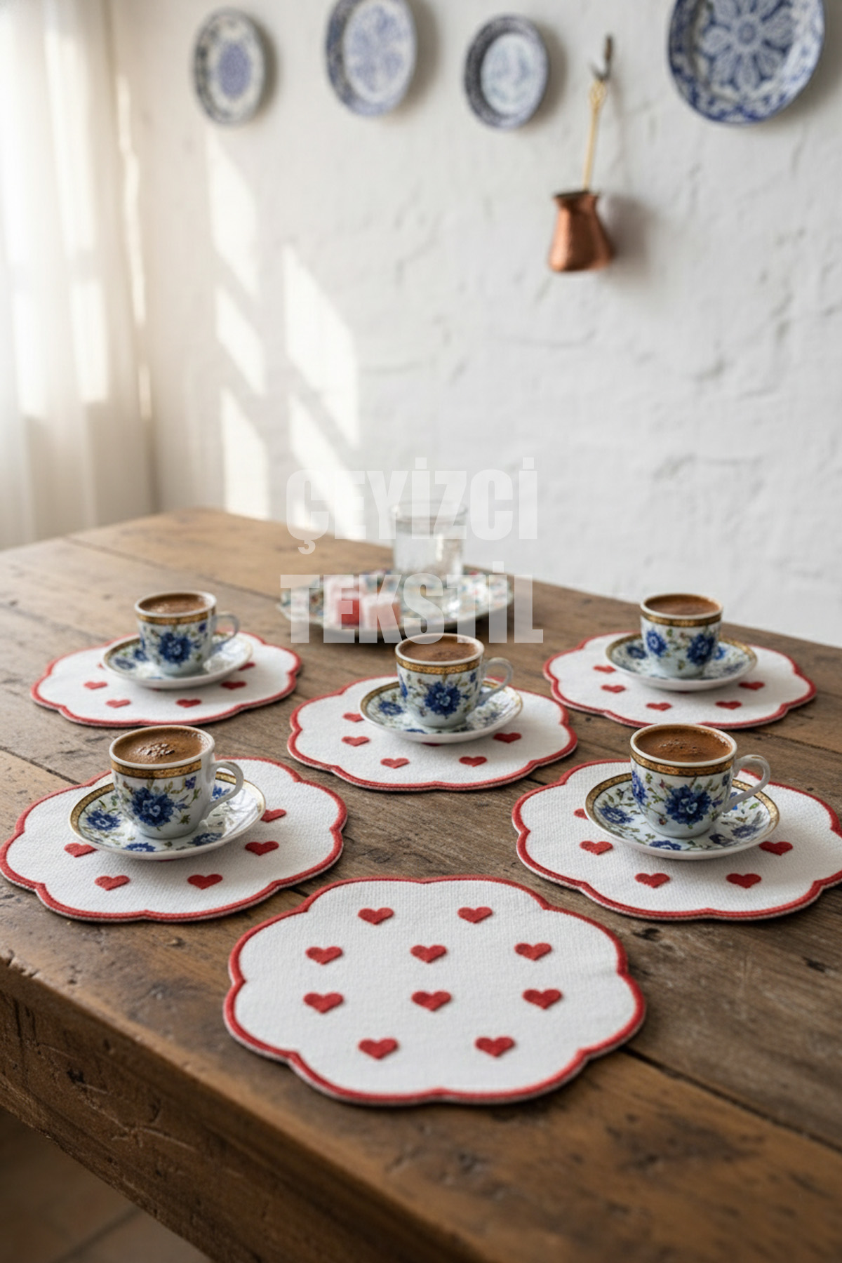 snm Sunumluk Peçete, Kokteyl Peçetesi, Kahve Yanı Sunumluk, Bardak Altlığı 6 Adet Sunum Peçetesi - Görsel 1