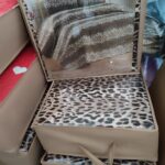 Leopar Çantalı Çift Kişilik Yatak Örtüsü