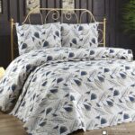 Çift Kişilik Pano Desen Yatak Örtüsü - 240x260cm Büyük Ölçü