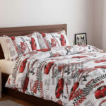 Kırmızı Arabalı tek kişilik nevresim takımı