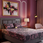 ÇİFT KİŞİLİK LOVE LASTİKLİ ÇARŞAF TAKIMI - 2 YASTIK KILIFLI